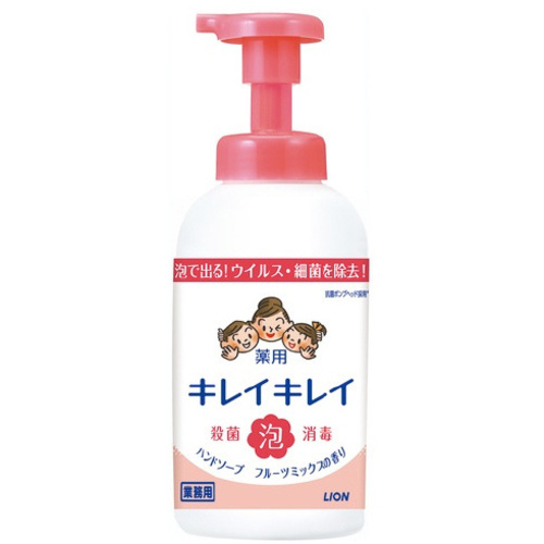 【超ＳＡＬＥ対象品】キレイキレイ薬用泡ハンドフルーツ本体５５０ｍｌ&times;６