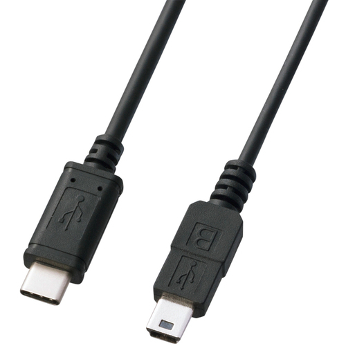 ＵＳＢ２．０　Ｔｙｐｅ　Ｃ－ｍｉｎｉＢケーブル（２ｍ・ブラック）　ＫＵ－ＣＭＢ２０　■お取り寄せ品