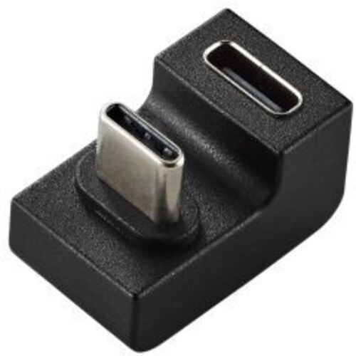 ＵＳＢ　Ｔｙｐｅ－Ｃアダプタ／Ｕ字／ブラック　ＭＰＡ－ＣＦＣＭＵＡＤ０１ＢＫ　■お取り寄せ品