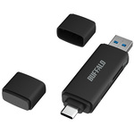 Ｔｙｐｅ－Ｃ／Ｔｙｐｅ－Ａ接続　ＵＳＢ３．２　Ｔｙｐｅ－Ｃカードリーダー　ＢＳＣＲ１３０Ｕ３ＣＢＫ　■お取り寄せ品