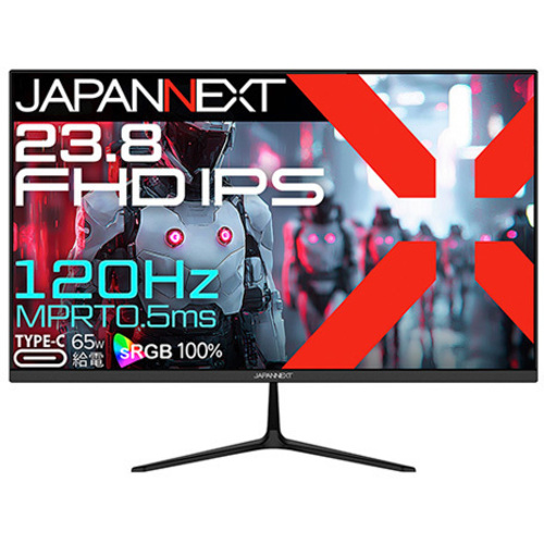ゲーミングディスプレイ　２３．８型／１９２０×１０８０／ブラック　ＪＮ－ＩＰＳ２３８Ｇ１２０Ｆ－Ｃ６　■２営業日内届