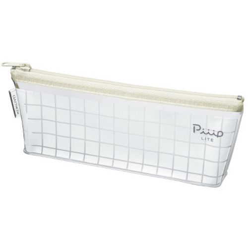 ペンケース　ピープライト　スリム　ミルキーホワイト