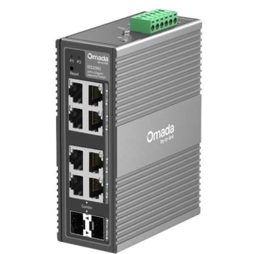 Ｏｍａｄａ　ギガビットポート×８　産業用イージーマネージスイッチ　ＩＥＳ２０８Ｇ（ｕｎ）　■お取り寄せ品