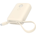 ＭＯＴＴＥＲＵ　ケーブル一体型モバイルバッテリー　アーモンドミルク　ＭＯＴ－ＭＢ１０００４－ＥＣＡＭ　■お取り寄せ品