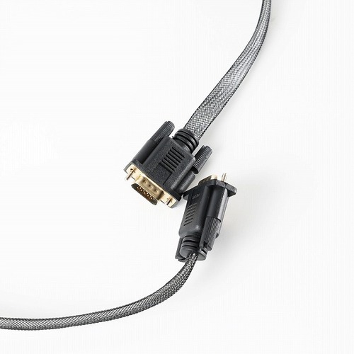 ナイロンメッシュＶＧＡケーブル　１０ｍ　ＭＤＳ－ＶＧＡＣＮＭ１０　■お取り寄せ品