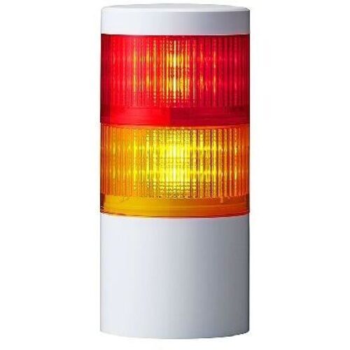 積層信号灯　シグナルタワー　Φ１００　ＬＲ１０シリーズ　ＬＲ１０－２０２ＷＪＮＷ－ＲＹ　■お取り寄せ品