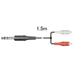 ステレオ標準プラグ－ピンプラグＸ２（１．５Ｍ）　ＣＮ－２３１Ａ　■お取り寄せ品