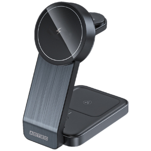 卓上＆ポータブル　Ｍａｇｓａｆｅ　ワイヤレス　マグネット式充電器　ＡＷＰＤ－Ｖ０１５ＭＥＷ－ＢＭ　■お取り寄せ品