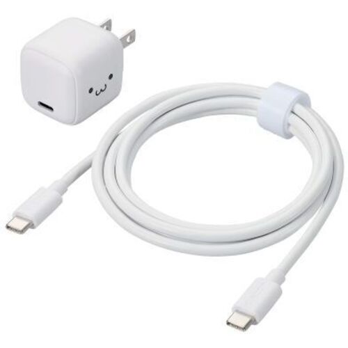 ＡＣ充電器／ＵＳＢ－Ｃｘ１／ケーブル付／１．５ｍ／しろちゃん　ＭＰＡ－ＡＣＣＰ７６２０ＷＦ　■お取り寄せ品