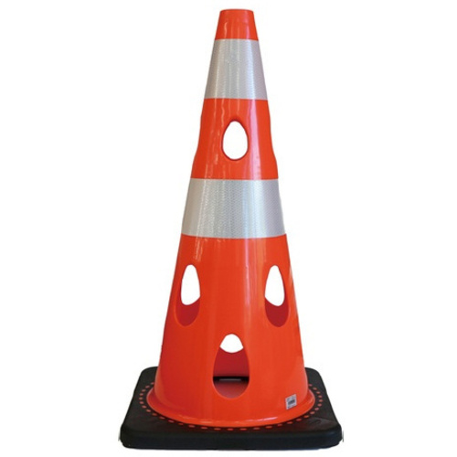 穴あきコーン　レッド