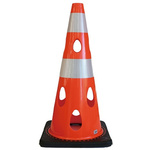 穴あきコーン　レッド