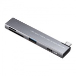 ＵＳＢ　５Ｇｂｐｓ　２ポート　スリム　ハブ（カードリーダー付き）　ＵＳＢ－５ＴＣＰＣ３０ＧＭ　■お取り寄せ品