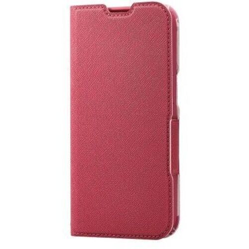 ｉＰｈｏｎｅ１５／レザーケース／手帳型／薄型／ディープピンク　ＰＭ－Ａ２３ＡＰＬＦＵＪＰＮＤ　■お取り寄せ品