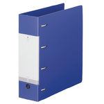 リクエスト　Ｄ型リングファイル　Ａ４　青