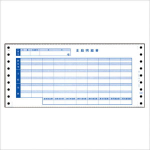 支給明細書　Ｙ１０ｘＴ４．５　６００１
