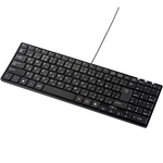 静音スリムキーボード（ブラック）　ＳＫＢ－ＳＬ１９ＢＫ　■お取り寄せ品