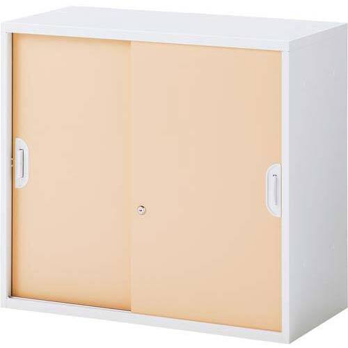 アッセ収納８００&times;４００上置２段７３０ＮＡ引違　【組立サービス付】