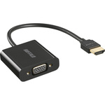 ＨＤＭＩ　ｔｏ　ＶＧＡ変換アダプター　０．１５ｍ　ブラック　ＢＨＤＶＧＢＫ　■２営業日内届