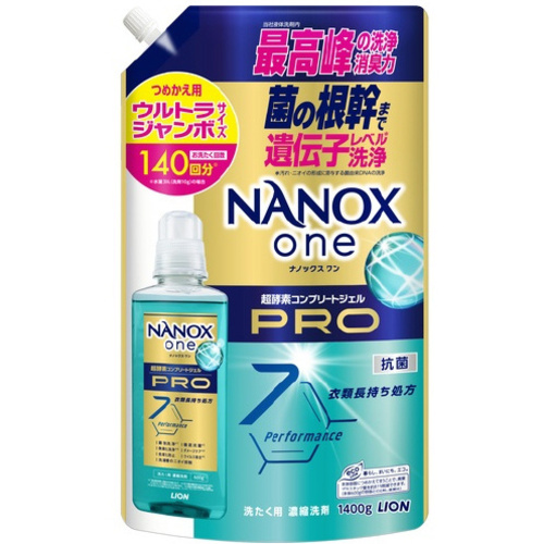ＮＡＮＯＸｏｎｅ　ＰＲＯ　詰替　１４００ｇ&times;６