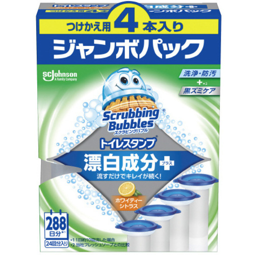 スクラビングバブル　トイレスタンプＷシトラス替４Ｐ