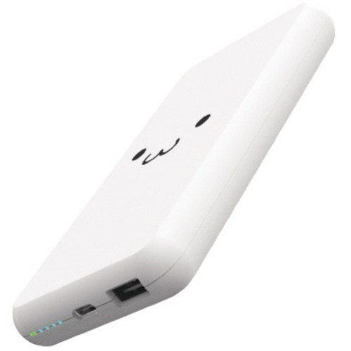 モバイルバッテリー　１００００ｍＡｈ　ホワイト顔