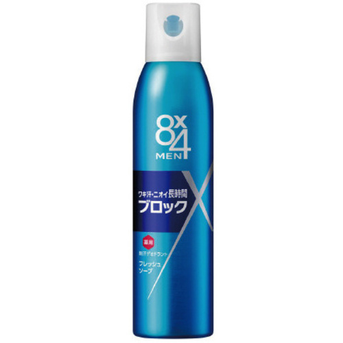 ８×４メン　デオドラントスプレー　フレッシュソープ×６　【お取り寄せ品】５営業日以内届