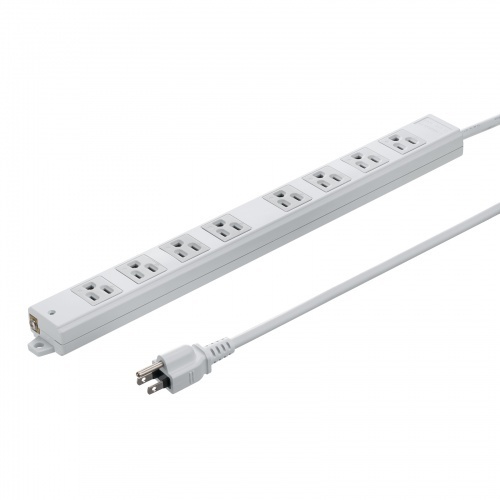 工事物件タップ（３Ｐ・８個口・２ｍ）　ＴＡＰ－ＫＳ８Ｎ－２　■お取り寄せ品