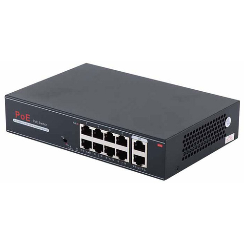 ＰＯＥスイッチングハブ（８ＣＨ／ＰＯＥ／長距離伝送／雷サージ）　ＩＰＳ－Ｓ０２０８Ｐ－１２０　■お取り寄せ品