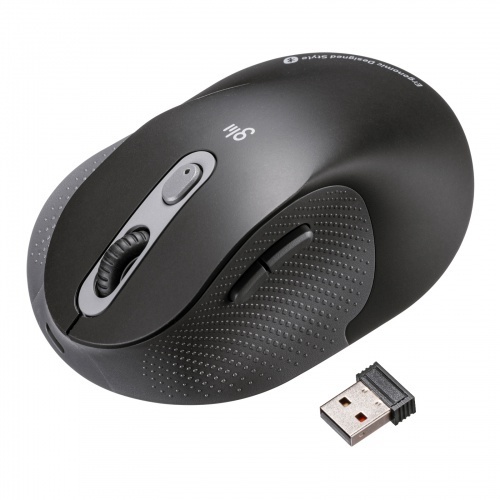 静音ワイヤレスエルゴノミクスコンボマウス（２．４ＧＨｚワイヤレス＋Ｂｌｕｅｔｏｏｔｈ・高さ５８ｍｍ）　■お取り寄せ品