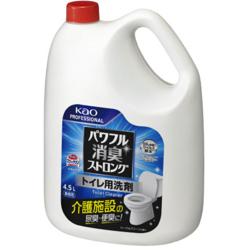 パワフル消臭ストロング　トイレ用洗剤４．５Ｌ&times;４