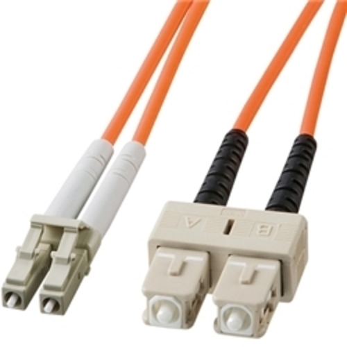 光ファイバケーブル（ＬＣ・ＳＣコネクタ、２ｍ）　ＨＫＢ－ＬＣＳＣ６－０２Ｌ　■お取り寄せ品