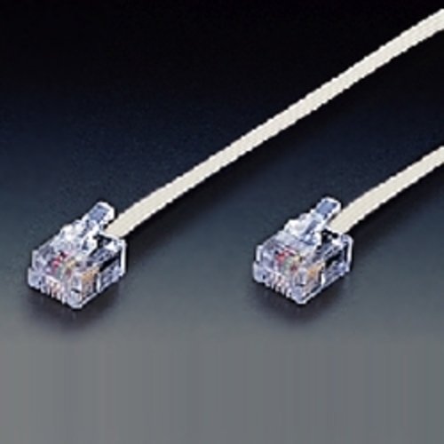 モジュラーコード　６極４芯タイプ（１０Ｍ）　白色　ＴＦ－１１００ＷＴ　■お取り寄せ品