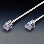 モジュラーコード　６極４芯タイプ（１０Ｍ）　白色　ＴＦ－１１００ＷＴ　■お取り寄せ品