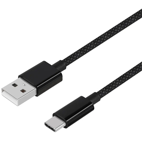 ＵＳＢケーブル／Ａ－Ｃ／ブレイデッドケーブル／１．２ｍ／ブラック　ＯＷＬ－ＣＢＮ１ＡＣ１２－ＢＫ　■お取り寄せ品