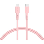 ＭＯＴＴＥＲＵ　ＵＳＢ－ＣｔｏＣシリコンケーブル　１ｍ　シェルピンク　ＭＯＴ－ＳＣＢＣＣＧ１００－ＰＫ　■お取り寄せ品