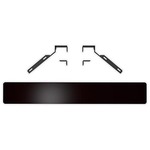 ＷＳ－Ｆ用シアターバー棚板　ブラック　ＷＳ－Ｆ８２０ＳＢ－Ｂ　■お取り寄せ品