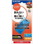 ｉＰｈｏｎｅ　１６ｅ／ガラスライクフィルム／薄型／高透明／ＢＬＣ　ＰＭ－Ａ２５ＳＦＬＧＬＢＬ　■お取り寄せ品