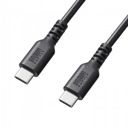 ＵＳＢ　２．０　Ｔｙｐｅ－Ｃケーブル（Ｃ－Ｃ・ストレート・６０Ｗ・１ｍ）　ＫＵ－ＣＣＰ６０１０ＴＫ２　■お取り寄せ品