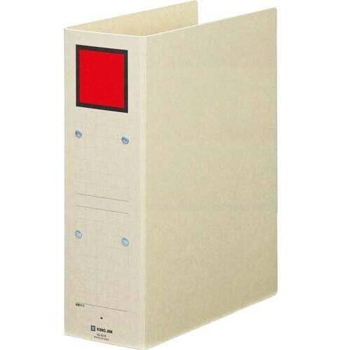 保存ファイル（片開き）Ａ４縦背幅９４ｍｍ赤