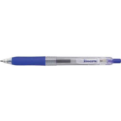 ノック式ゲルインクボールペン　０．５ｍｍ　青３０本