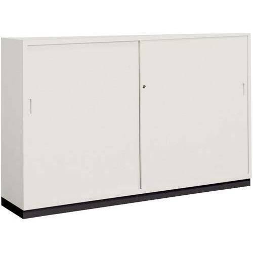 保管庫Ａ４対応型Ｗ１７６０下置き用３段　引き違い　【組立サービス付】