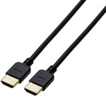 ＨＤＭＩケーブル／イーサネット対応／やわらか／２．０ｍ／ブラック　■お取り寄せ品
