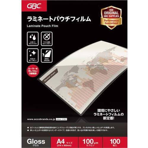 パウチフィルム　１００&mu;　Ａ４　１００枚　５箱以上