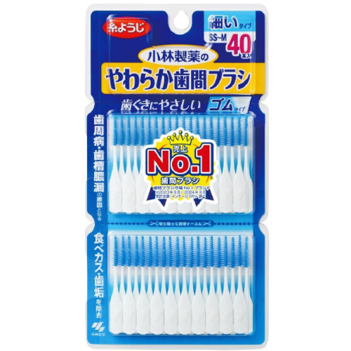やわらか歯間ブラシ　ＳＳ－Ｍ　４０本入