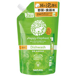 ハッピーエレファント　食器用洗剤　オレンジ＆ライム　詰替　５００ｍｌ