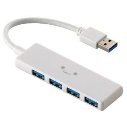 ＵＳＢ　ＨＵＢ／ＵＳＢ５Ｇｂｐｓ／バスパワー／４ポート／ホワイトフェイス　Ｕ３Ｈ－Ｈ０４０ＷＦ　■お取り寄せ品