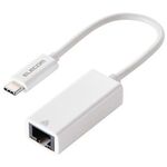 有線ＬＡＮアダプタ／Ｇｉｇａ対応／ＵＳＢ　５Ｇｂｐｓ／Ｔｙｐｅ－Ｃ／ホワイト　ＥＤＣ－ＧＵＣ３Ｖ３－Ｗ　■お取り寄せ品