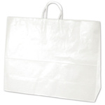 手提げバッグ　１０Ｐ白無地　超特大横長　【お取り寄せ品】７営業日以内届