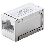 ＲＪ４５中継コネクタ／Ｃａｔ６Ａ対応／ＳＴＰ／シルバー　ＬＤ－ＲＪ４５Ｓ６ＡＳＶ　■お取り寄せ品