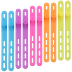 ＭＯＴＴＥＲＵ　シリコンケーブルバンド　１０本　４つ穴　ネオンカラー　ＭＯＴ－ＣＢＢＡＮＤ０６－ＮＥＯＮ　■お取り寄せ品